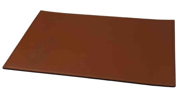 Sous-main Cuir Véritable 65 x 45 cm Cognac ALASSIO