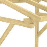 vidaXL Auvent de porte 100x100x80 cm Bois de pin massif imprégné