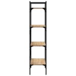 vidaXL Bibliothèque à 4 niveaux chêne sonoma 56x31 5x138 5 cm