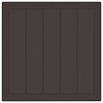 vidaXL Ensemble de salle à manger de jardin 5 pièces marron poly rattan