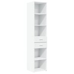 vidaXL Armoire de rangement mince blanc 40x42 5x225 cm