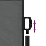 vidaXL Auvent latéral rétractable anthracite 140x600 cm