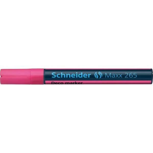 Marqueur à craie Maxx 265 Pte Ogive 2-3 mm rose SCHNEIDER