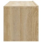 vidaXL Meubles TV muraux 4 Pièces chêne sonoma 100x30x30 cm