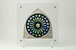Pièce de monnaie en Argent 5 Dollars g 140 Millésime 2025 Glass Windows SAGRADA FAMILIA