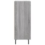 vidaXL Buffet Sonoma gris 34 5x34x90 cm Bois d'ingénierie