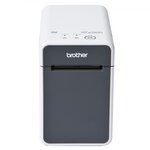 Imprimante d'étiquettes thermique Brother TD-2135N USB  LAN - Résolution 300 dpi - Vitesse 152 4 mm - Couleur Blanc/Gris