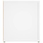 vidaXL Meubles TV 2 Pièces Blanc 80x31 5x36 cm Bois d'ingénierie