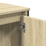vidaXL Armoire lavabo de salle de bain chêne sonoma 60x35x60 cm