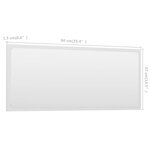 vidaXL Ensemble de meubles de salle de bain 2 Pièces Blanc Aggloméré
