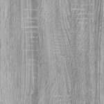 vidaXL Bibliothèque Sonoma gris 86x25 5x140 cm Bois d'ingénierie