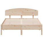 vidaXL Cadre de lit sans matelas 120x200 cm bois de pin massif