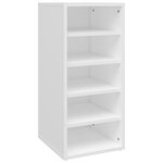 vidaXL Armoire à chaussures Blanc 31 5x35x70 cm Bois d'ingénierie