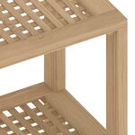 vidaXL Table d'appoint de salle de bain 60x30x45cm bois de teck solide