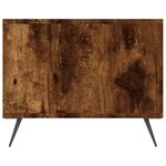 vidaXL Table basse chêne fumé 102x50x40 cm bois d'ingénierie