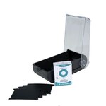 Boîte À Fiches Bristol Et Flash Cards A8 Office - Noir - X 8 - Exacompta