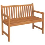vidaXL Ensemble à manger de jardin 4 Pièces Bois de teck massif