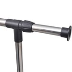 vidaXL Porte-manteaux réglables 2 Pièces 1 rail d'accrochage