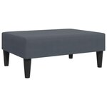 vidaXL Ensemble de canapés 2 Pièces avec coussins gris foncé velours