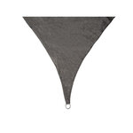 Perel Voile d'ombrage  perméable  respirant  5 x 5 x 5 m  180 g/m²  PEHD  triangulaire  gris foncé