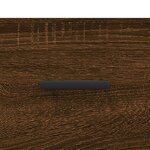 vidaXL Buffet haut chêne marron 69 5x31x115 cm bois d'ingénierie