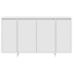 vidaXL buffet blanc Blanc Bois 135 x 41 x 75 cm Buffet blanc