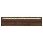 vidaXL Cadre de lit sans matelas chêne marron 90x200 cm