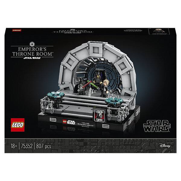 Diorama LEGO® Star Wars™ 75352 : La Salle du Trône de l'Empereur Palpatine