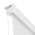 vidaXL Store roulant de douche 80x240 cm Blanc