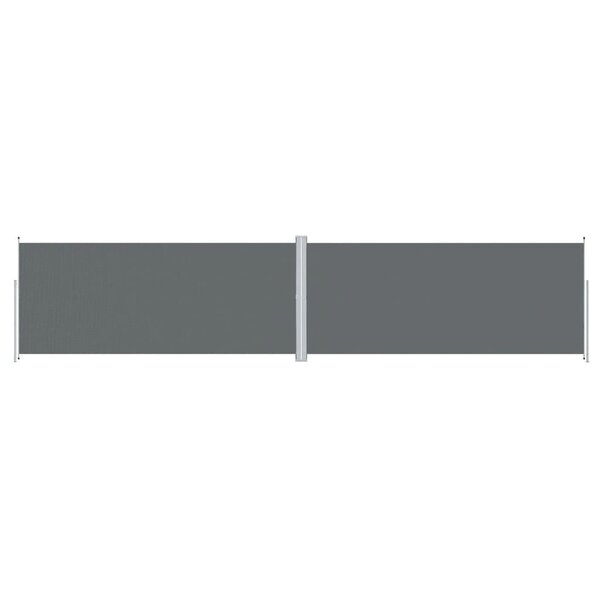 vidaXL Auvent latéral rétractable Anthracite 220x1000 cm