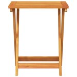 vidaXL Ensemble à manger de jardin pliable 3 Pièces bois d'acacia massif