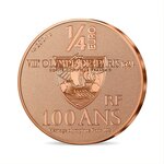 Jeux Olympiques de Paris 1924 - Monnaie de 1/4€ - Jeux Olympiques de Paris 1924 - Paavo Nurmi