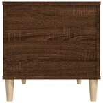 vidaXL Table basse Chêne marron 90x44 5x45 cm Bois d'ingénierie