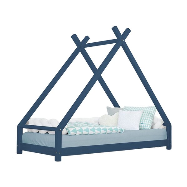 Lit tipi enfant TAHUKA 80 x 160 bleu marine