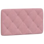 vidaXL Cadre de lit sans matelas rose 90x200 cm velours