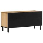 vidaXL Meuble TV 100x33x46 cm bois massif de manguier