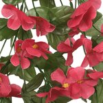 vidaXL Guirlandes de fleurs de Noël 3 Pièces rose 85 cm