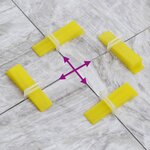 vidaXL Clips de nivellement de carreaux 2500 Pièces 1 5 mm