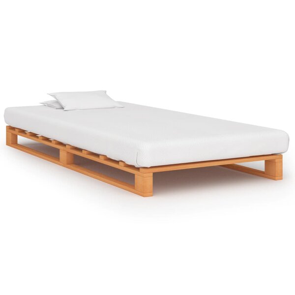 vidaXL Cadre de lit de palette sans matelas 90x200 cm bois massif