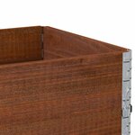 vidaXL Jardinière marron 80x60 cm bois massif de pin