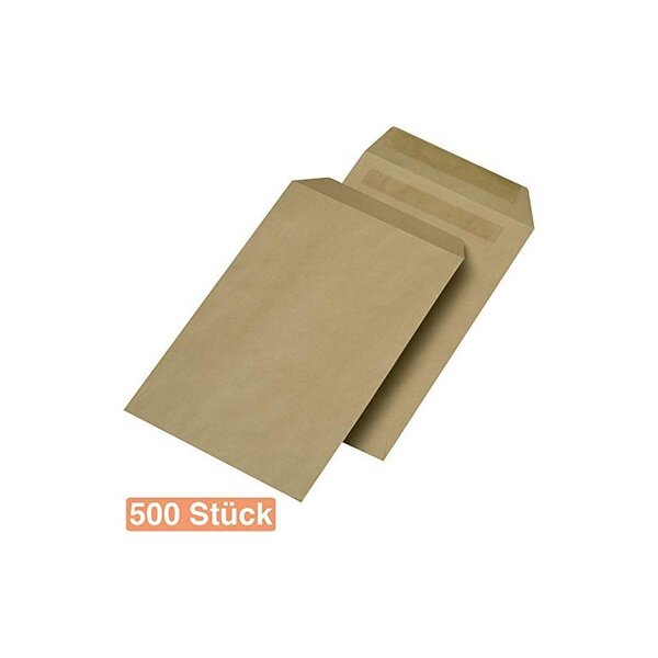Mailmedia 500 pochettes d'expédition c5 autocollantes, sans