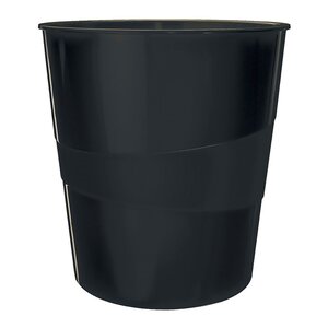 Corbeille à papier leitz recycle noire 15 l