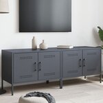 vidaXL Meubles TV 2 Pièces anthracite 68x39x50 5 cm acier
