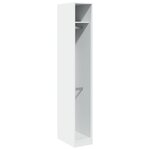 vidaXL Garde-robe Blanc 30x50x200 cm Bois d'ingénierie