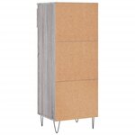 vidaXL Armoire à chaussures Sonoma gris 40x36x105 cm Bois d'ingénierie