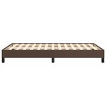 vidaXL Cadre de lit sans matelas marron 120x200 cm similicuir