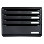 Module De Classement Big Box Plus Horizon 4 Tiroirs Ecoblack - Noir - Exacompta