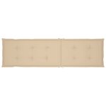 vidaXL Chaise longue d'extérieur repose-pied et coussin Acacia solide