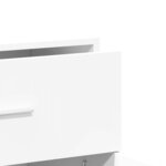 vidaXL Buffets 2 Pièces blanc 60x31x70 cm bois d'ingénierie