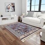 Tapis de salon CHAOUEN 160 x 230 cm - Bleu